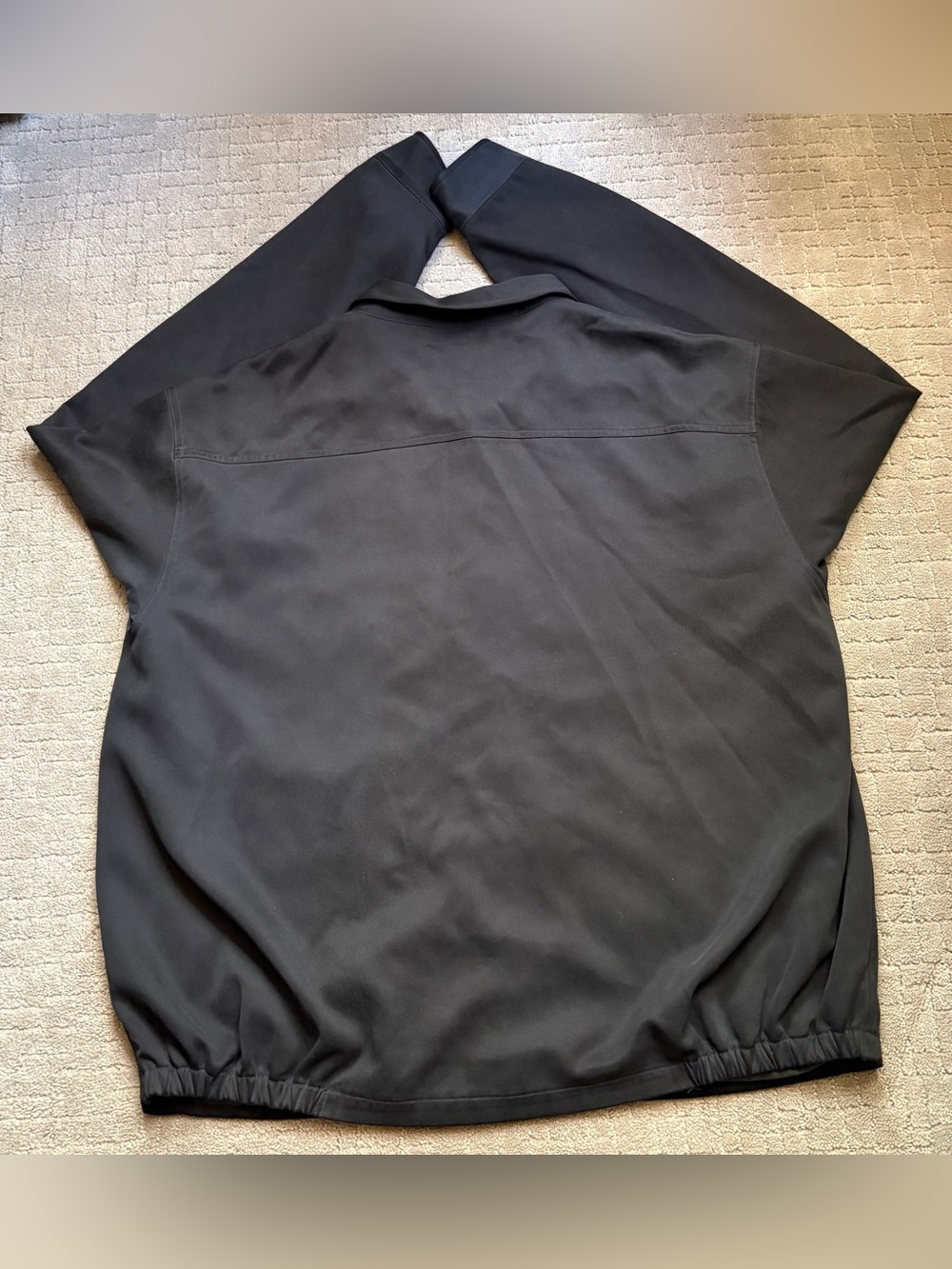 Tommy Bahama Men’s Silk Casual Black Lightweight Full Zip Jacket - Picture 7 of 7